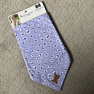 Reversible Print/Solid Dog Bandana NWT